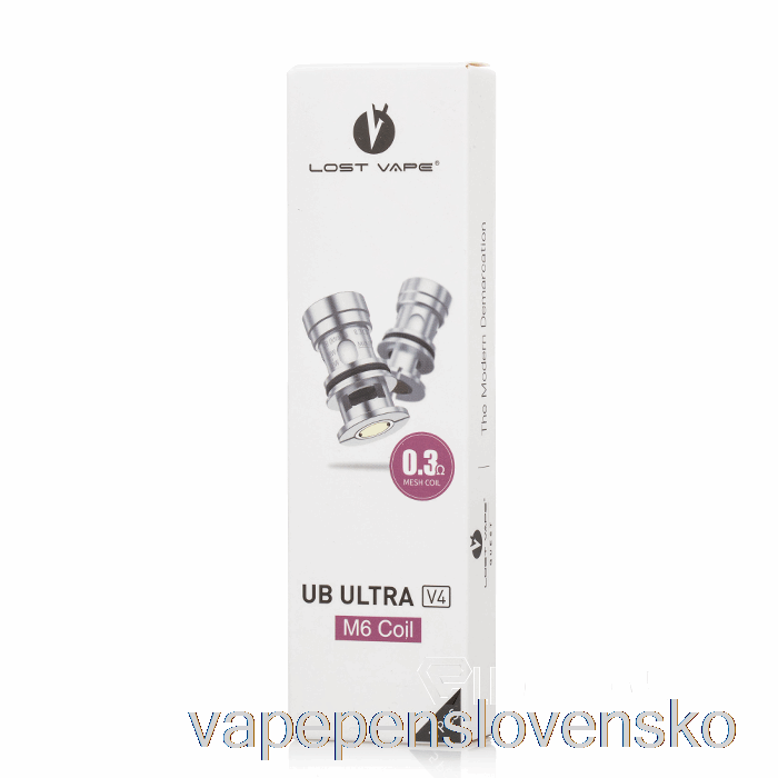 Stratené Vape Ultra Boost Náhradné Cievky [v4] 0,3ohm M6 Cievky Vape Slovensko
